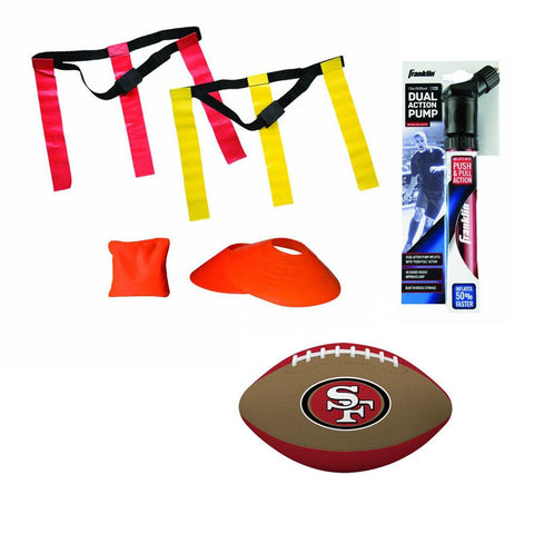 San Francisco 49ers NFL Youth 10 Player Flag Football Set