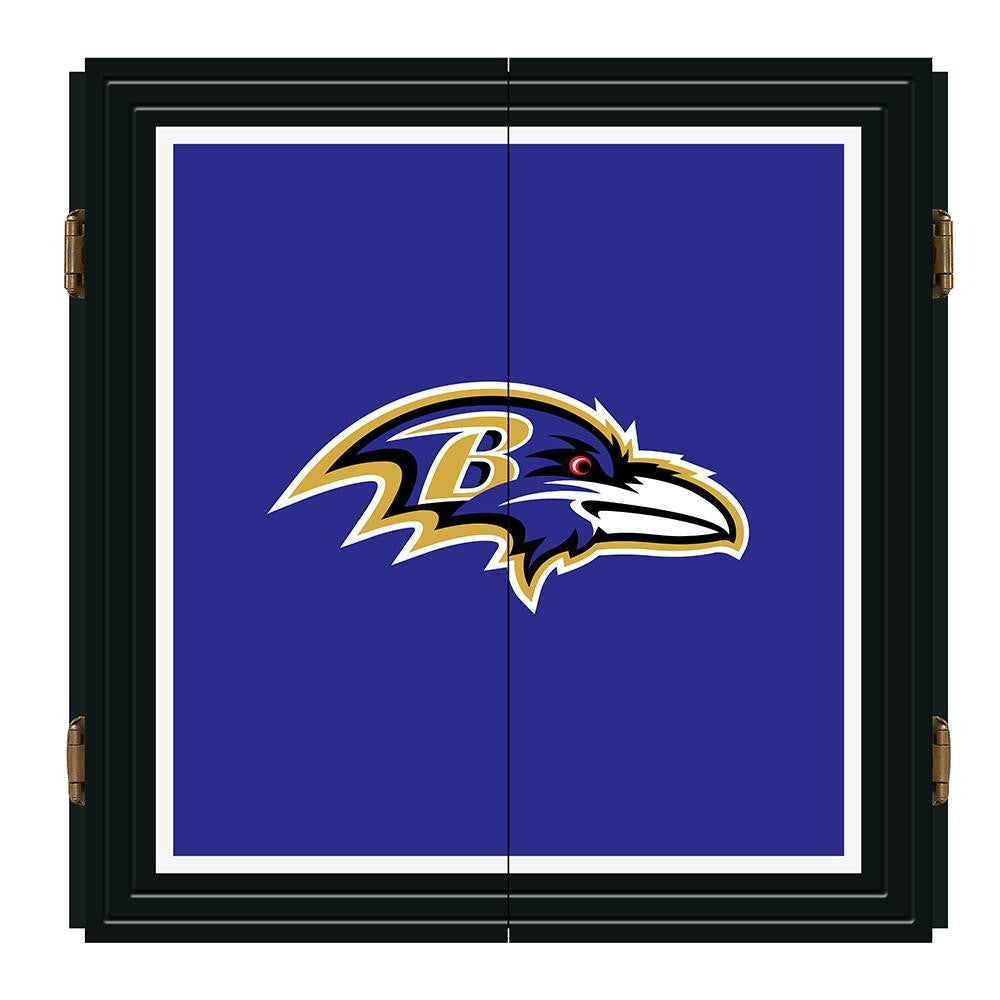Baltimore Ravens NFL Extreme Dart Cabinet Set