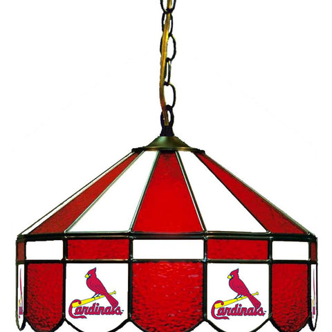 St. Louis Cardinals MLB 16 Inch Billiards Stained Glass Lamp