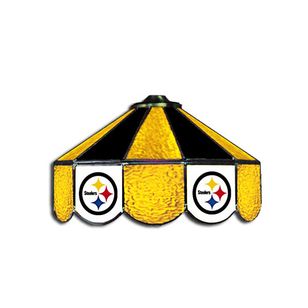 Pittsburgh Steelers NFL 16 Inch Billiards Stained Glass Lamp