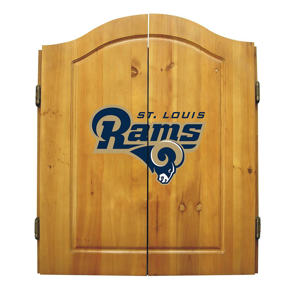 St. Louis Rams NFL Dart Board w-Cabinet
