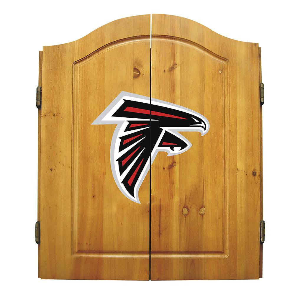 Atlanta Falcons NFL Dart Board w-Cabinet