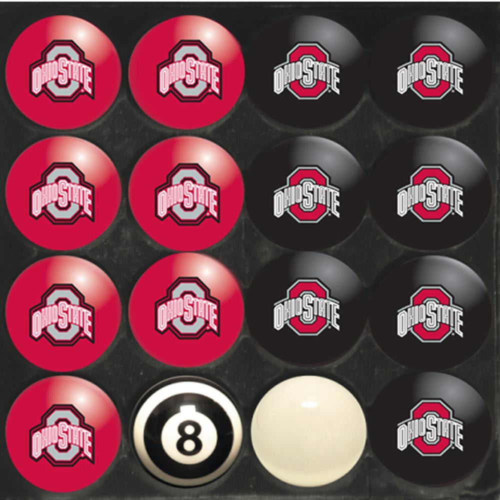 Ohio State Buckeyes NCAA 8-Ball Billiard Set