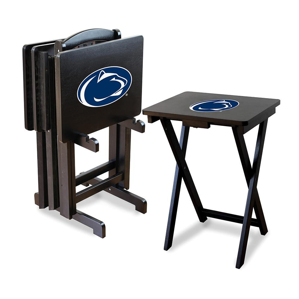 Penn State Nittany Lions NCAA TV Tray Set with Rack