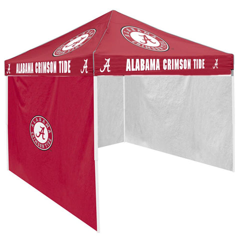 Alabama Crimson Tide NCAA Colored 9'x9' Tailgate Tent With Side Wall