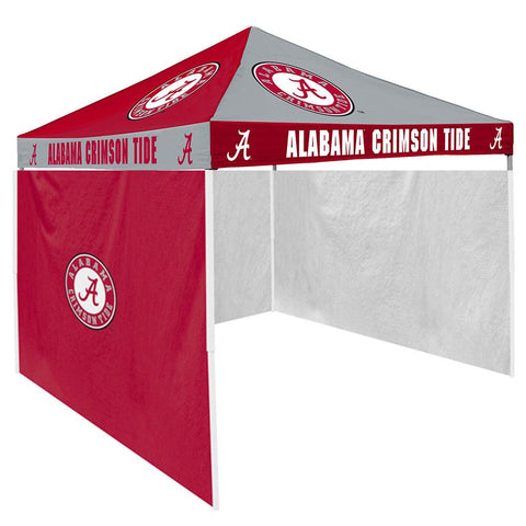 Alabama Crimson Tide NCAA 9' x 9' Checkerboard Color Pop-Up Tailgate Canopy Tent With Side Wall