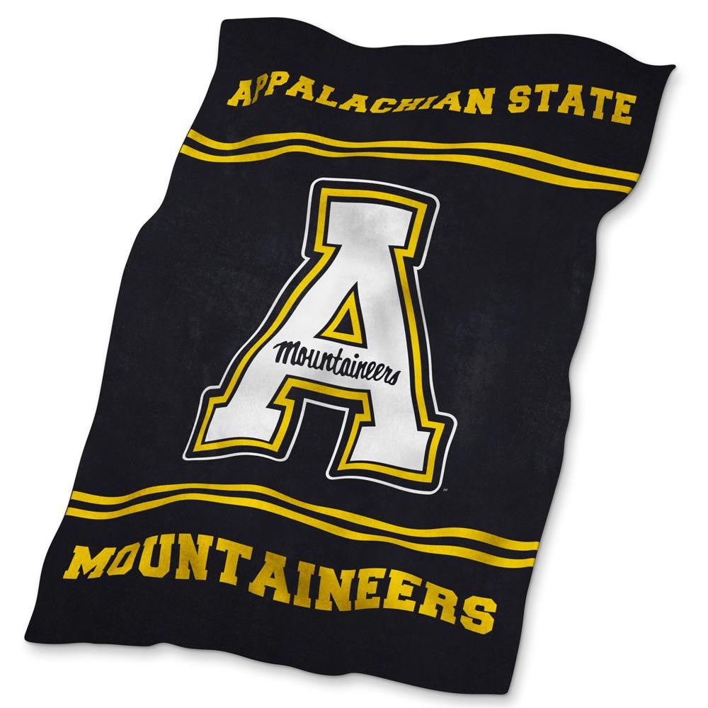 Appalachian State Mountaineers NCAA UltraSoft Fleece Throw Blanket (84in x 54in)
