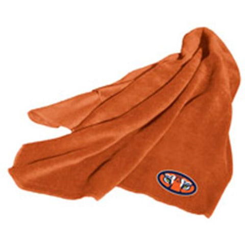 Auburn Tigers NCAA Raschel Throw Blanket (Orange)