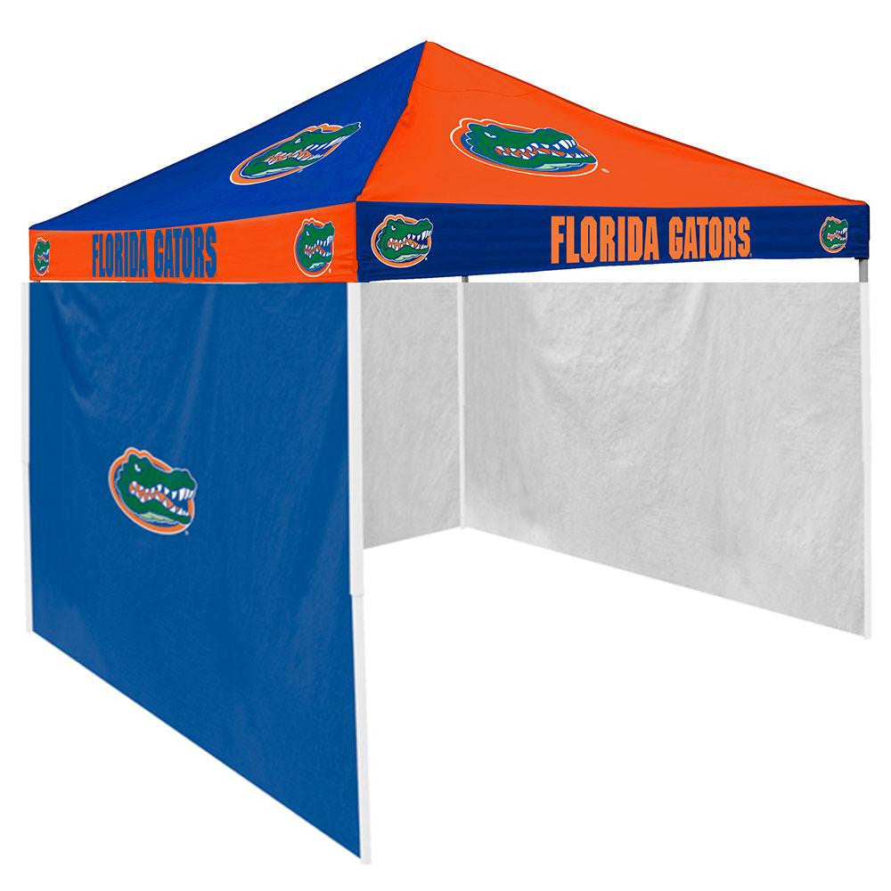 Florida Gators NCAA 9' x 9' Checkerboard Color Pop-Up Tailgate Canopy Tent With Side Wall