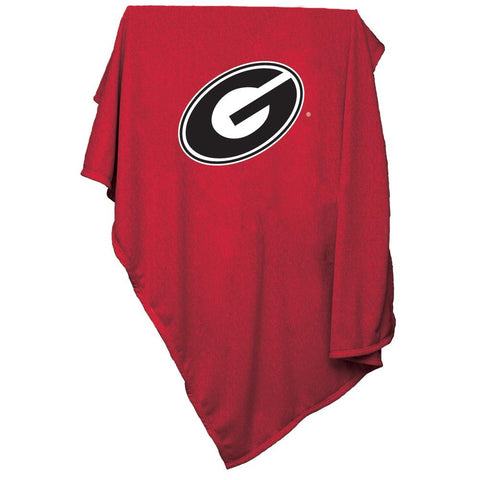 Georgia Bulldogs NCAA Sweatshirt Blanket Throw