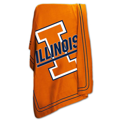 Illinois Fighting Illini NCAA Classic Fleece Blanket