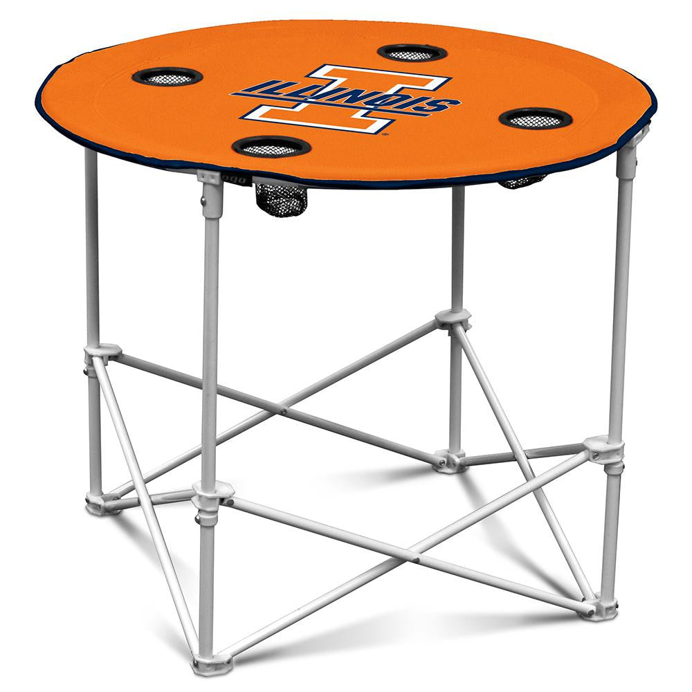 Illinois Fighting Illini NCAA Round Table (30in)