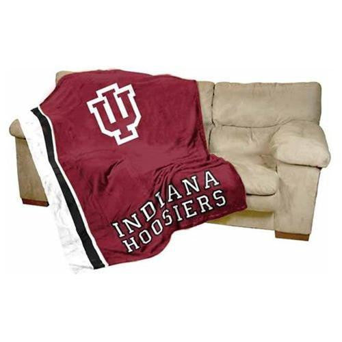 Indiana Hoosiers NCAA UltraSoft Fleece Throw Blanket (84in x 54in)