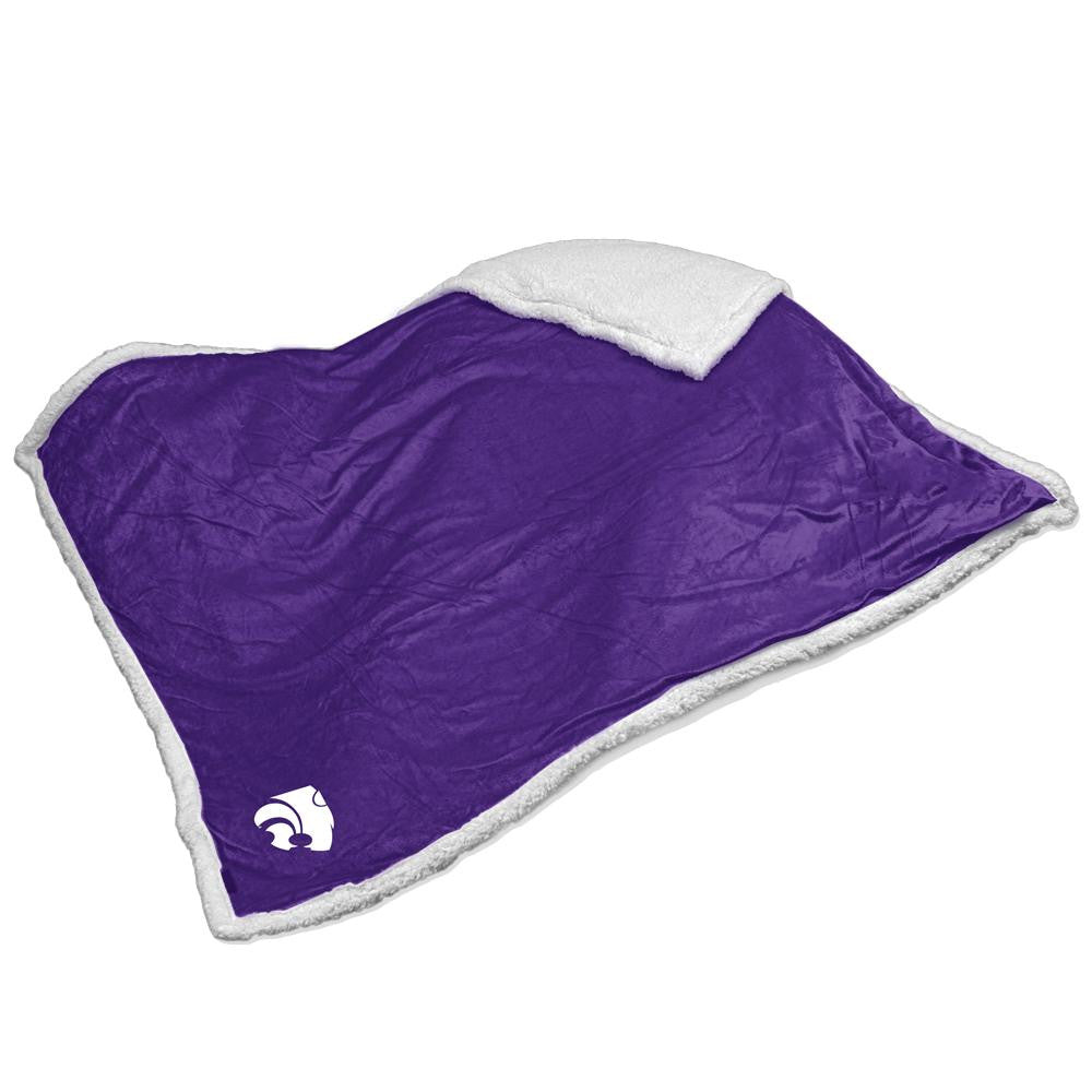 Kansas State Wildcats NCAA  Soft Plush Sherpa Throw Blanket (50in x 60in)