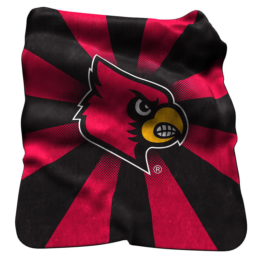 Louisville Cardinals NCAA Raschel Throw