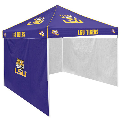 LSU Tigers NCAA Colored 9'x9' Tailgate Tent With Side Wall