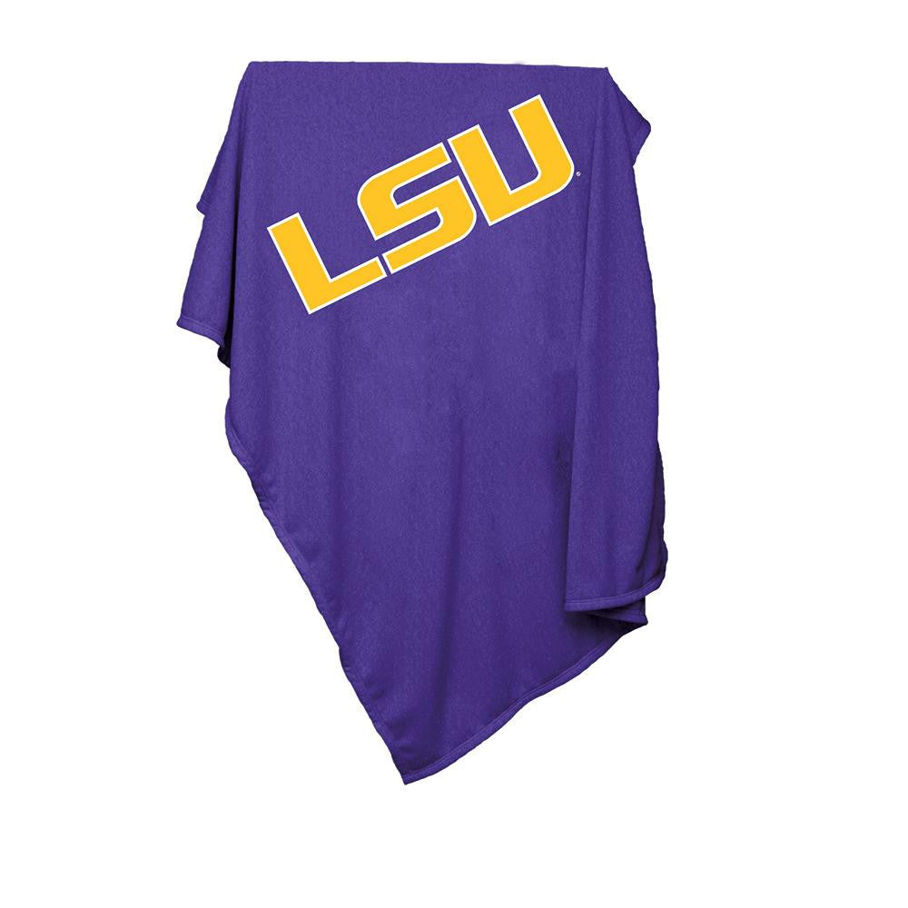 LSU Tigers NCAA Sweatshirt Blanket Throw