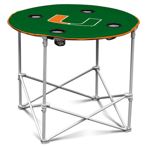 Miami Hurricanes NCAA Round Table (30in)