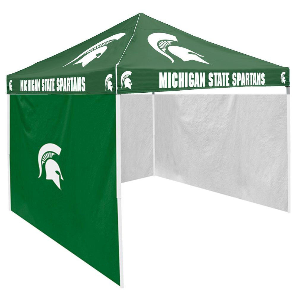 Michigan State Spartans NCAA Colored 9'x9' Tailgate Tent With Side Wall
