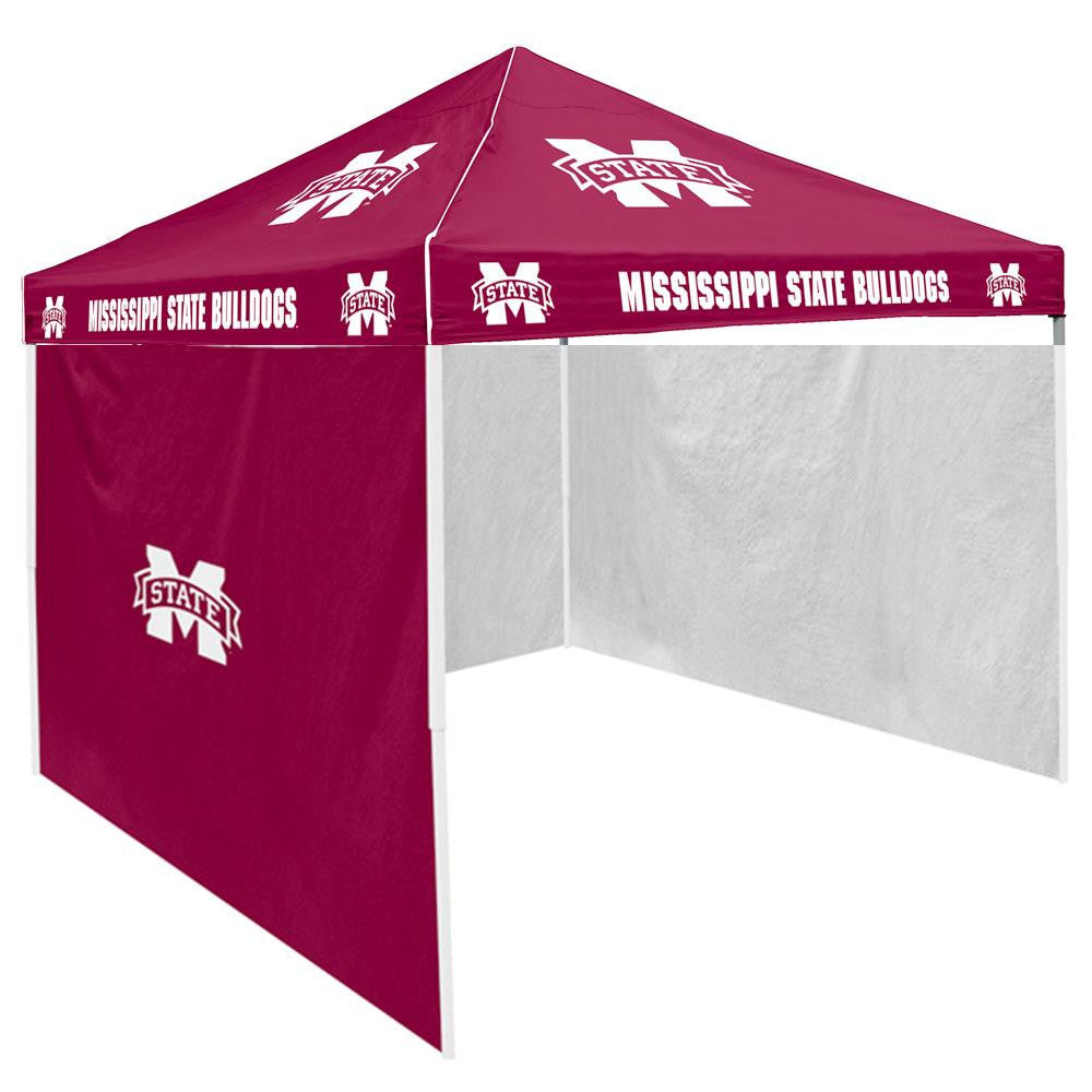 Mississippi State Bulldogs NCAA Colored 9'x9' Tailgate Tent With Side Wall