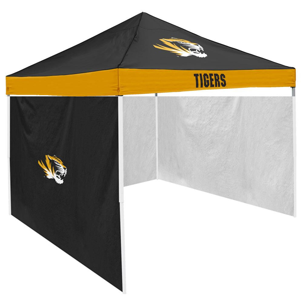 Missouri Tigers NCAA 9' x 9' Economy 2 Logo Pop-Up Canopy Tailgate Tent With Side Wall