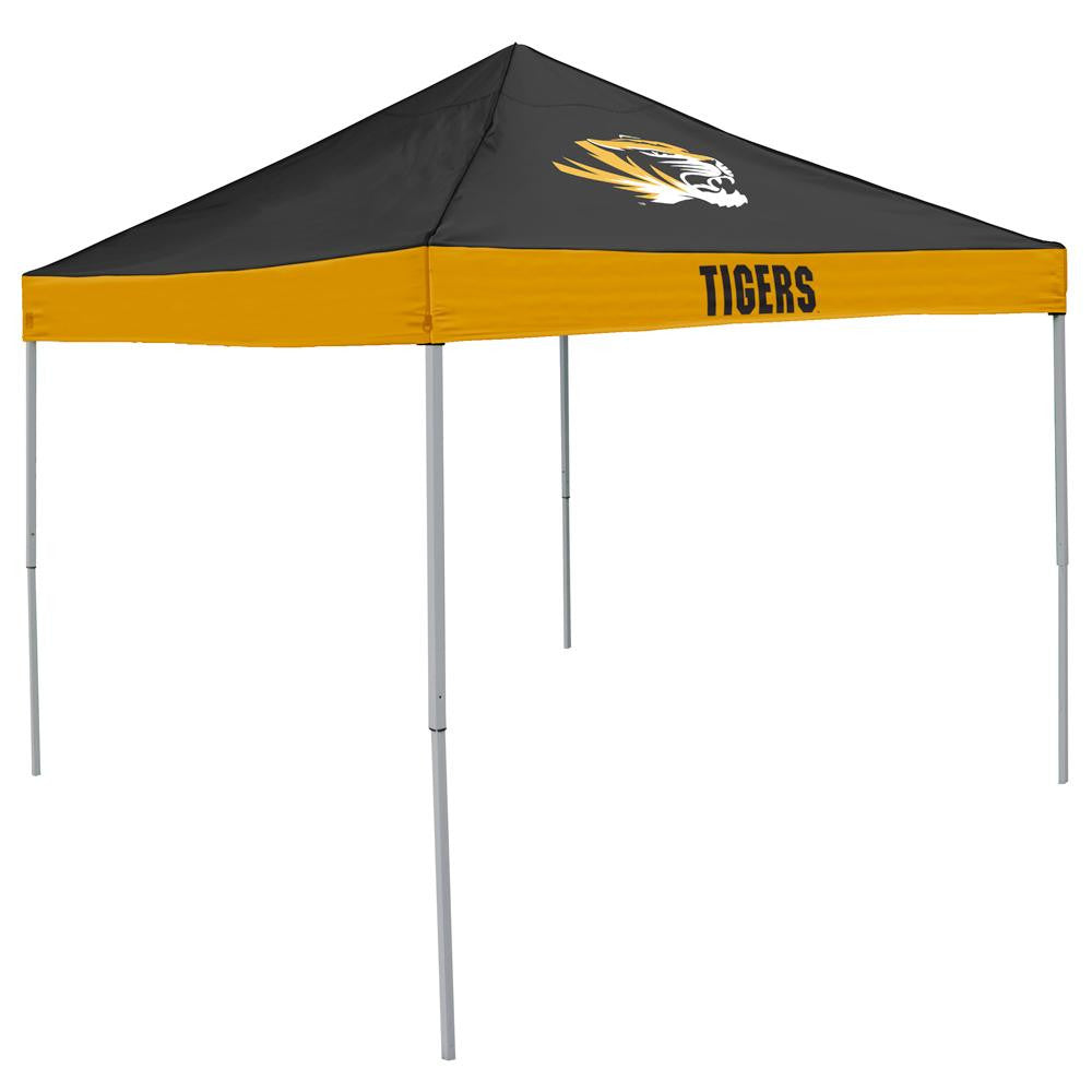 Missouri Tigers NCAA 9' x 9' Economy 2 Logo Pop-Up Canopy Tailgate Tent