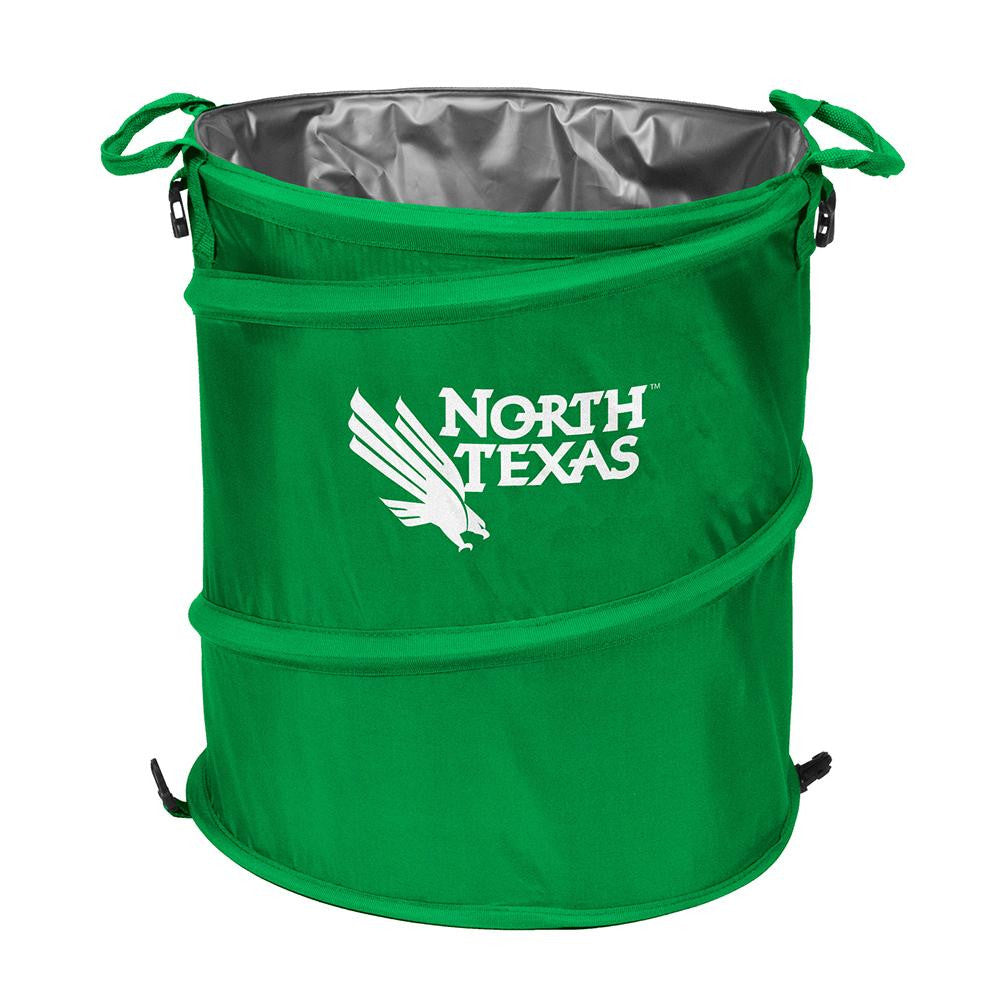 North Texas Mean Green NCAA Collapsible Trash Can