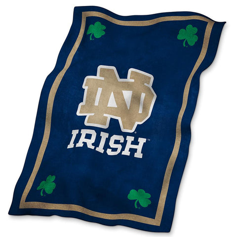 Notre Dame Fighting Irish NCAA UltraSoft Fleece Throw Blanket (84in x 54in)