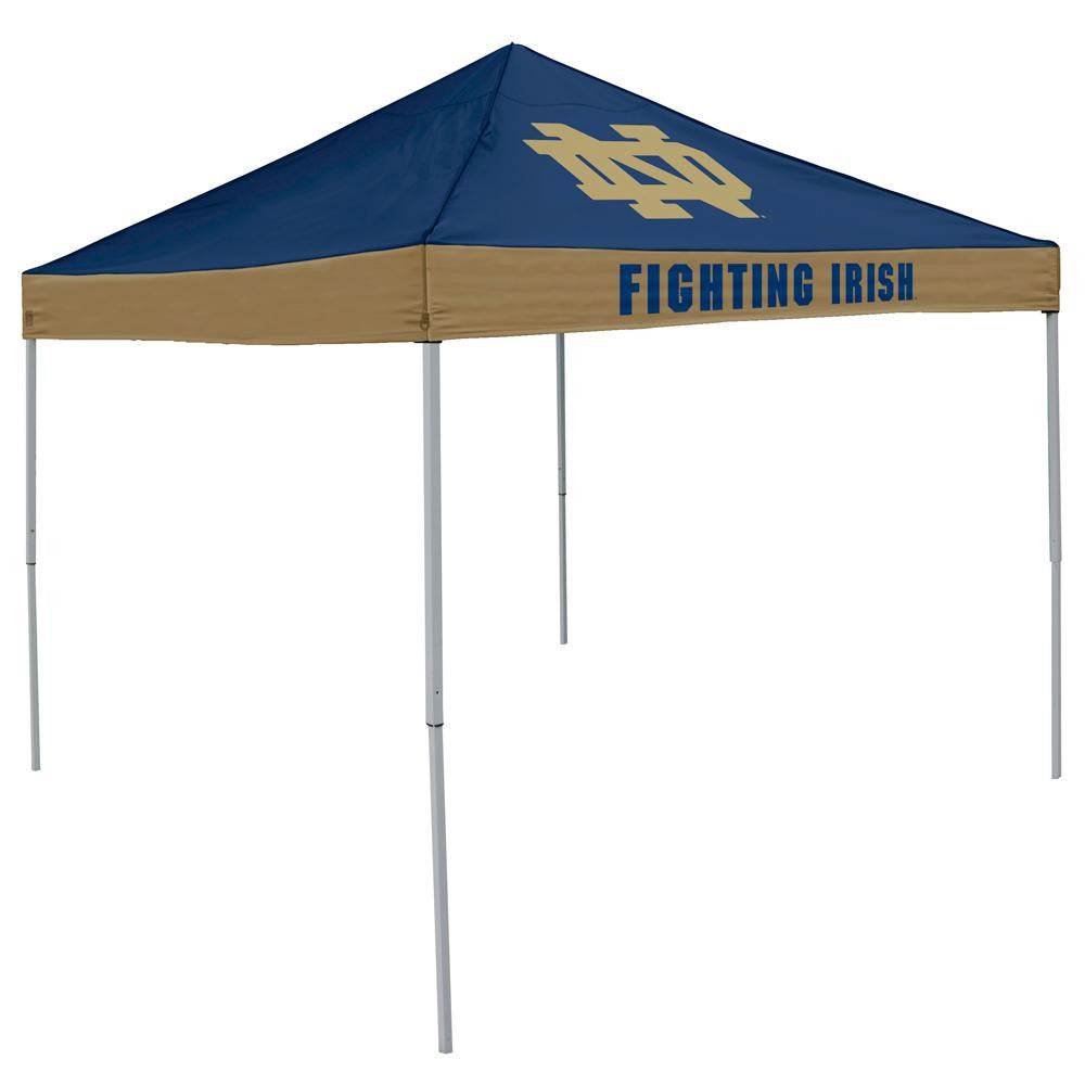Notre Dame Fighting Irish NCAA 9' x 9' Economy 2 Logo Pop-Up Canopy Tailgate Tent