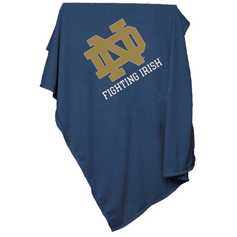 Notre Dame Fighting Irish NCAA Sweatshirt Blanket Throw
