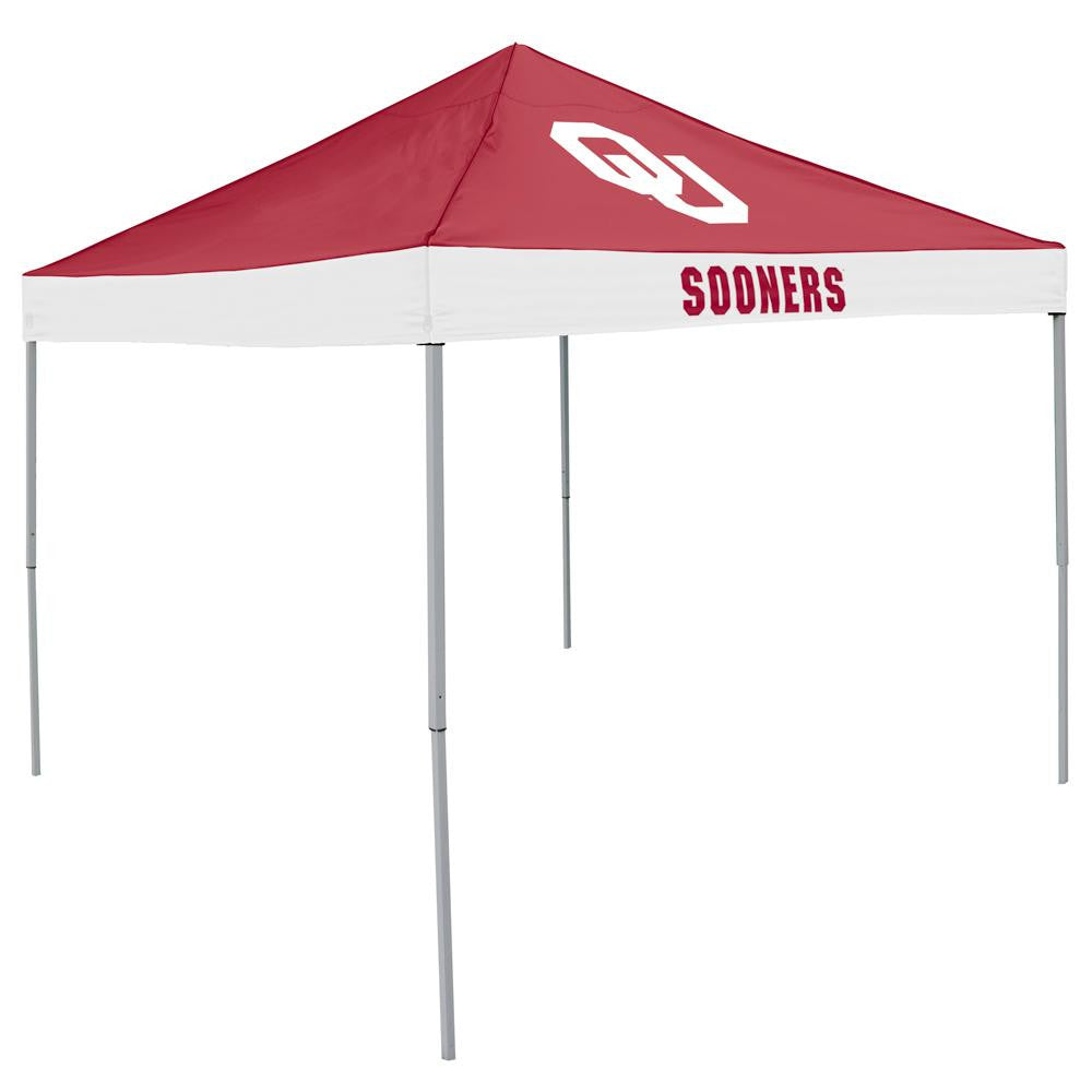 Oklahoma Sooners NCAA 9' x 9' Economy 2 Logo Pop-Up Canopy Tailgate Tent