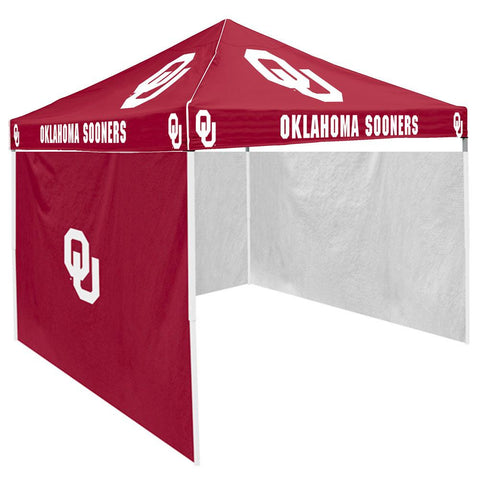 Oklahoma Sooners NCAA Colored 9'x9' Tailgate Tent With Side Wall
