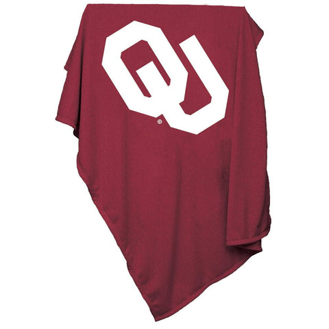 Oklahoma Sooners NCAA Sweatshirt Blanket Throw