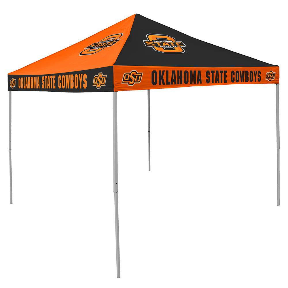 Oklahoma State Cowboys NCAA 9' x 9' Checkerboard Color Pop-Up Tailgate Canopy Tent