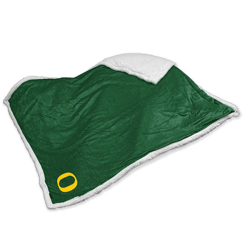 Oregon Ducks NCAA Soft Plush Sherpa Throw Blanket (50in x 60in)