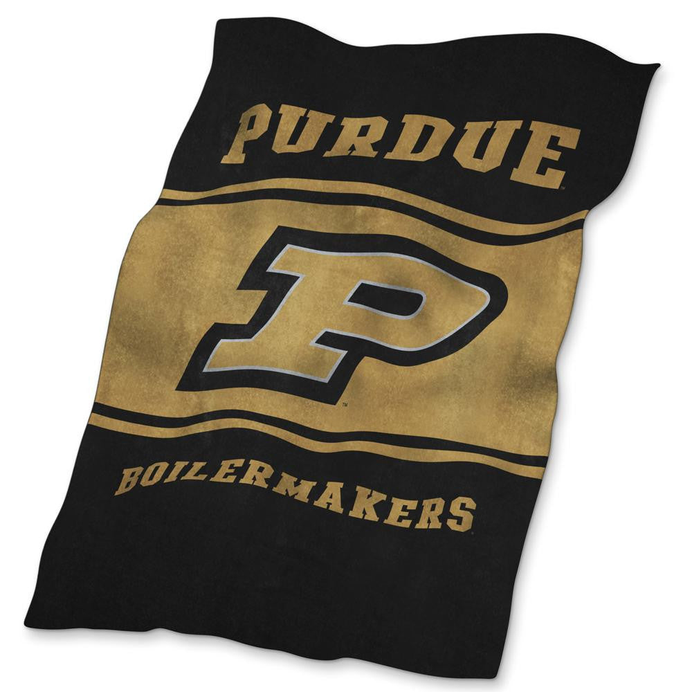 Purdue Boilermakers NCAA UltraSoft Fleece Throw Blanket (84in x 54in)