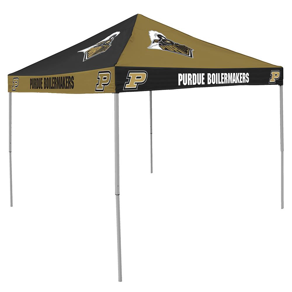Purdue Boilermakers NCAA 9' x 9' Checkerboard Color Pop-Up Tailgate Canopy Tent