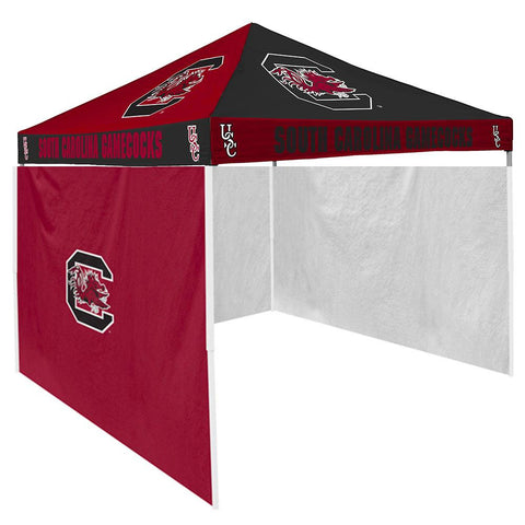 South Carolina Gamecocks NCAA 9' x 9' Checkerboard Color Pop-Up Tailgate Canopy Tent With Side Wall