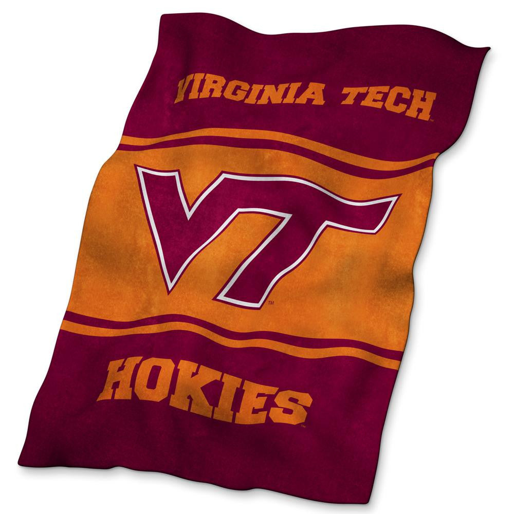 Virginia Tech Hokies NCAA UltraSoft Fleece Throw Blanket (84in x 54in)