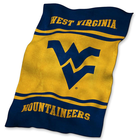 West Virginia Mountaineers NCAA UltraSoft Fleece Throw Blanket (84in x 54in)
