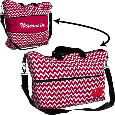 Wisconsin Badgers NCAA Expandable Tote Bag