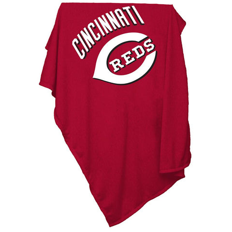 Cincinnati Reds MLB Sweatshirt Blanket Throw