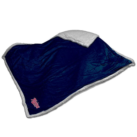 Minnesota Twins MLB Soft Plush Sherpa Throw Blanket (50in x 60in)