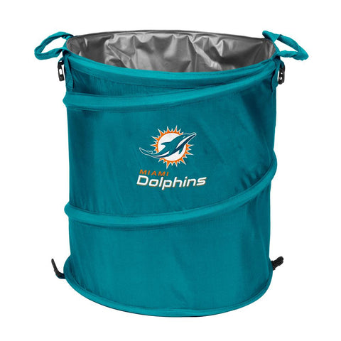 Miami Dolphins NFL Collapsible Trash Can Cooler