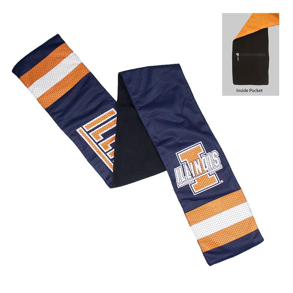 Illinois Fighting Illini NCAA Jersey Scarf