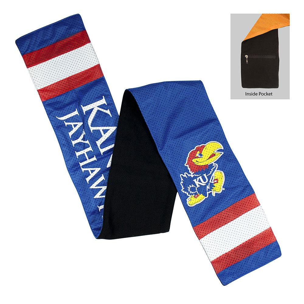 Kansas Jayhawks NCAA Jersey Scarf