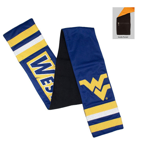 West Virginia Mountaineers NCAA Jersey Scarf