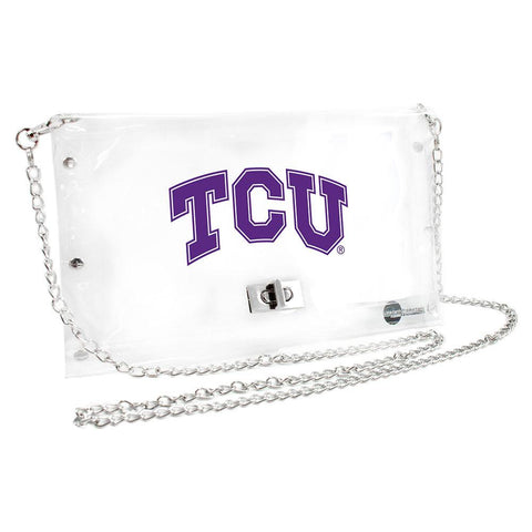 Texas Christian Horned Frogs NCAA Clear Envelope Purse