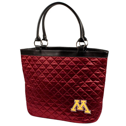 Minnesota Golden Gophers NCAA Quilted Tote (Dark Red)