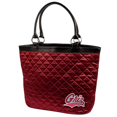 Montana Grizzlies NCAA Quilted Tote (Dark Red)